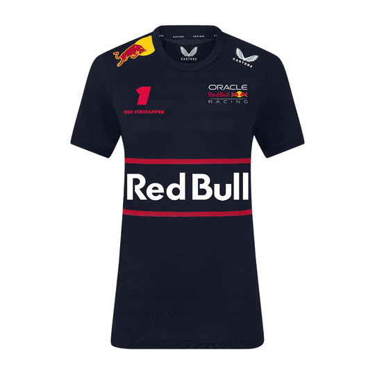 Camiseta Max Verstappen Team Red Bull Racing 2025 para mujer 