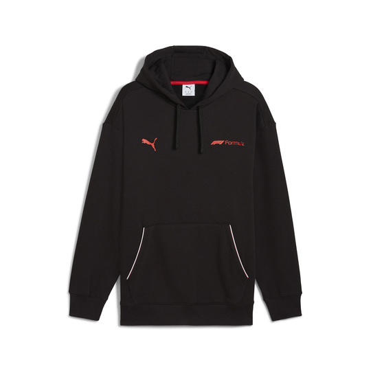 Sudadera hombre Essential Relaxed Logo negra Formula 1 2025