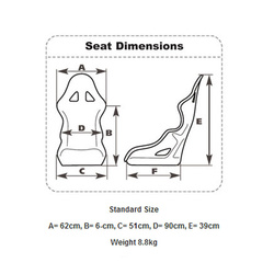 Asiento OMP WRC MY14 (homologación FIA)