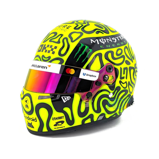 Casco de Lando Norris de la McLaren F1 2025, escala 1:2