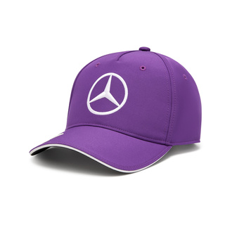 Gorra de béisbol infantil violeta Lewis Hamilton Mercedes AMG F1 2024