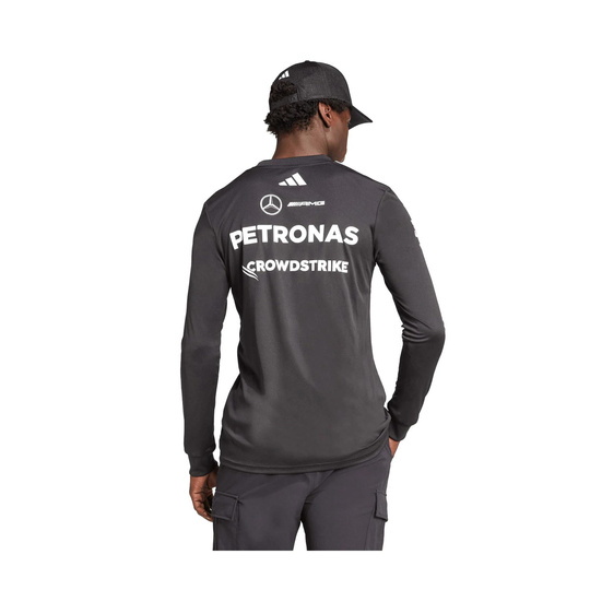 Camiseta de manga larga para hombre Team Mercedes AMG F1 2025 negro
