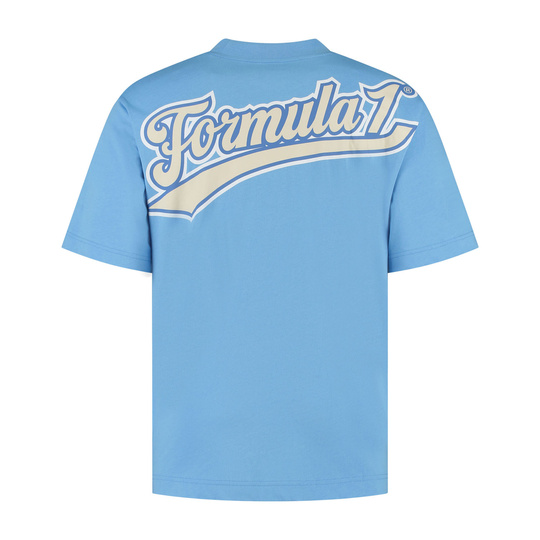 Camiseta Hombre Heritage Logo azul Formula 1 2025