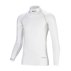 Camiseta de cuello alto Sparco SHIELD RW-9 Blanco (homologación FIA)