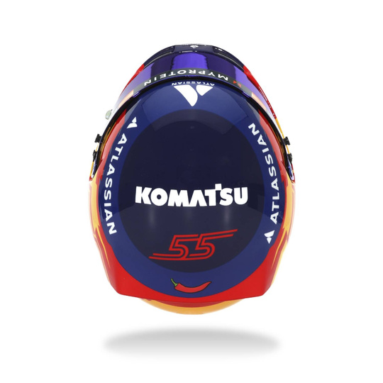 Casco de Carlos Sainz de la Williams Racing 2025, escala 1:2