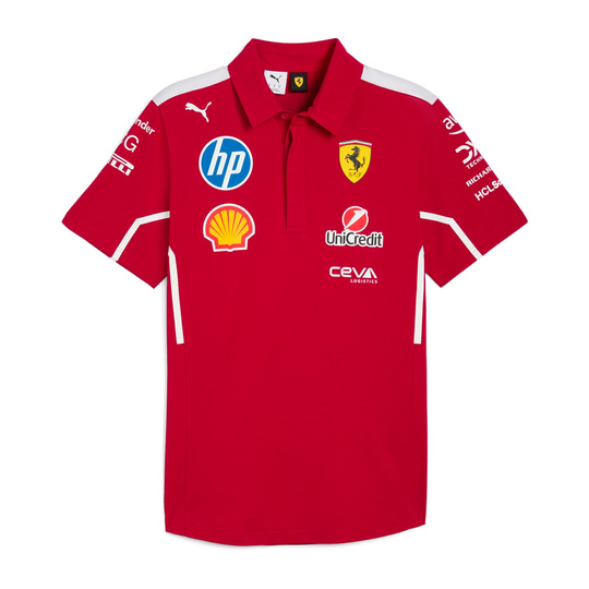 Polo mujer Team Scuderia Ferrari F1 2025