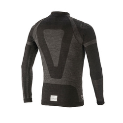 Jersey de cuello alto de carreras Alpinestars ZX EVO V2 Negro (homologación FIA)