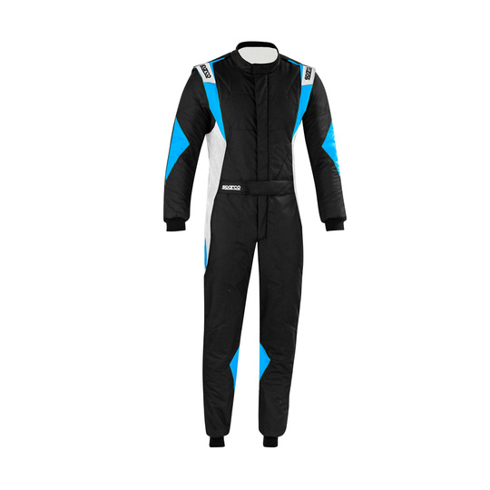 Traje de carreras Sparco SUPERLEGGERA negro-azul (FIA)