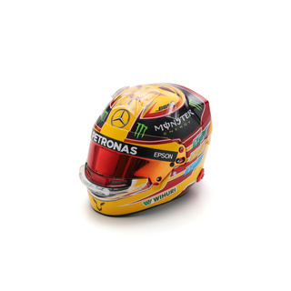 Casco de Lewis Hamilton de la Mercedes AMG Petronas para el Mexico, escala 1:5