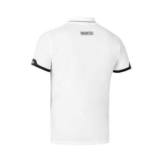 Polo de hombre ZIP Sparco blanco