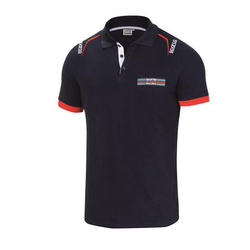 Polo de hombre Sparco Martini Stripe azul marino 