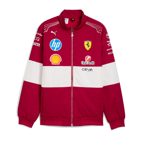 Chaqueta bomber vintage para hombre Team Scuderia Ferrari F1 2025