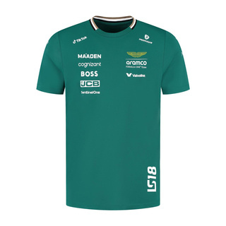 Camiseta Lance Stroll Team Aston Martin F1 2025 para hombre