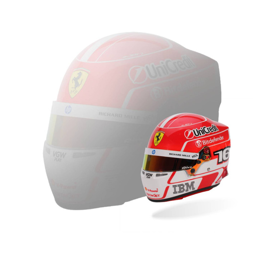 Casco de Charles Leclerc de la Scuderia Ferrari 2025, escala 1:2