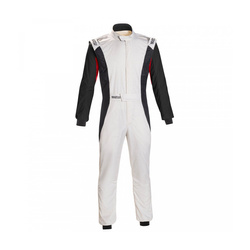 Traje de carreras Sparco COMPETITION PLUS RS 5.1 blanco (homologación FIA)