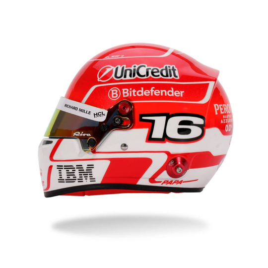 Casco de Charles Leclerc de la Scuderia Ferrari 2025, escala 1:2