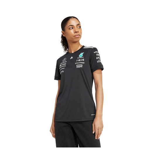 Camiseta para mujer Team Mercedes AMG F1 2025 negro