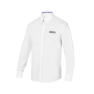 Camisa manga larga Team Sparco MY24 blanco