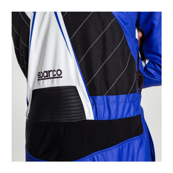 Traje de carreras Sparco Prime K MY20 negro-azul (CIK-FIA)