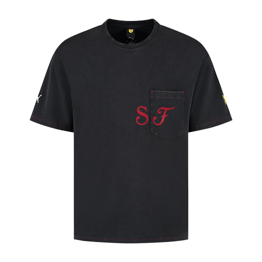 Camiseta hombre Graphic negra Ferrari F1 2025