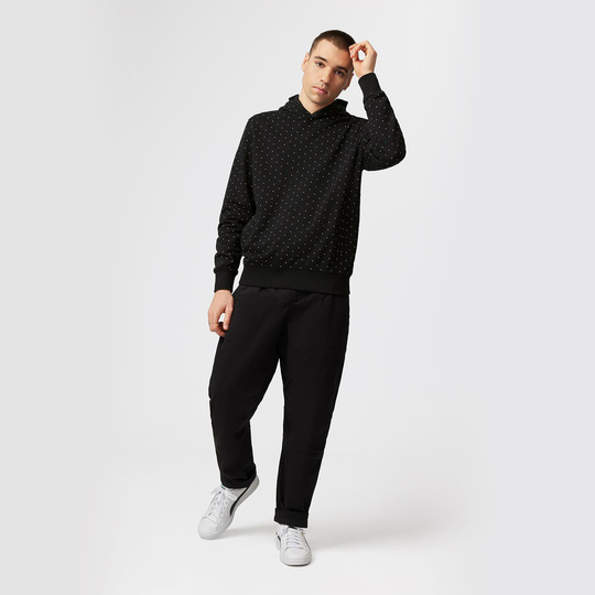 Sudadera con capucha para hombre Polka Dot Black Mercedes AMG F1 