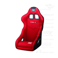 Asiento OMP TRS MY14 rojo (homologación FIA)