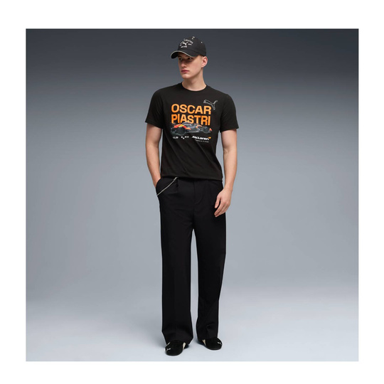 Camiseta de hombre Oscar Piastri McLaren F1 2026 negro