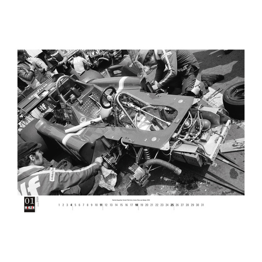  Calendario de pared Motorsport Classic McKlein 2026