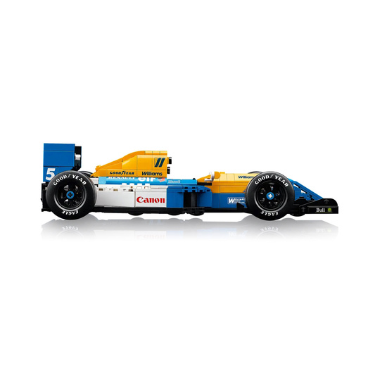 Coche a escala LEGO ICONS Williams Racing FW14B & Nigel Mansell