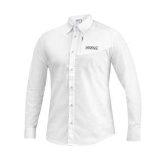 Camisa manga larga Team Sparco MY22 blanco