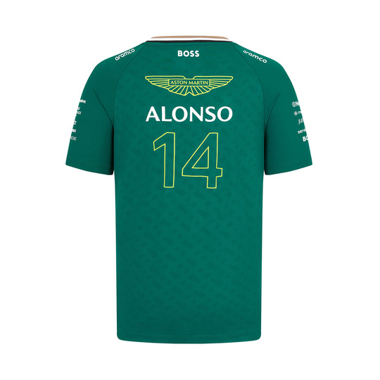 Camiseta infantil verde Alonso Aston Martin F1 2024