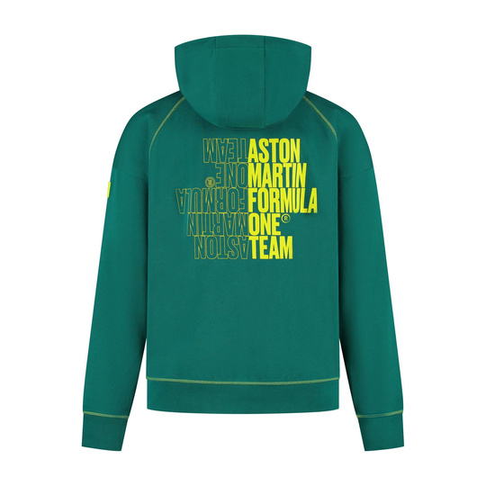Sudadera con capucha hombre verde Aston Martin F1 2025
