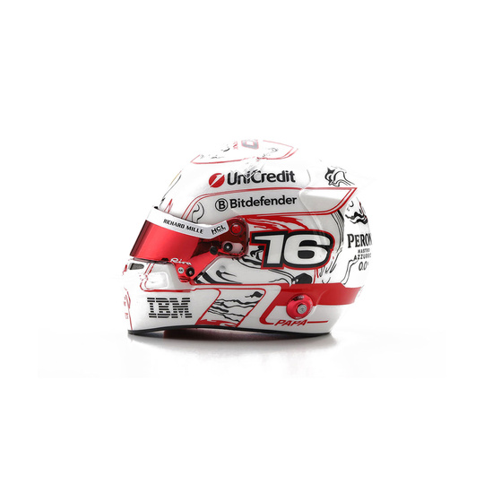 Casco de Charles Leclerc de la Scuderia Ferrari para el Gran Premio de Japan, escala 1:5