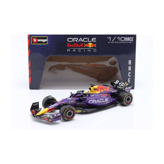 Modelo 1/18 Max Verstappen RB19 Las Vegas GP Red Bull Racing