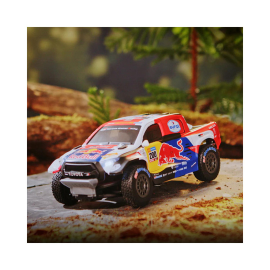 Coche a escala 1:18 RC de Toyota Gazoo Racing HILUX T1+ de N. Al-Attiyah