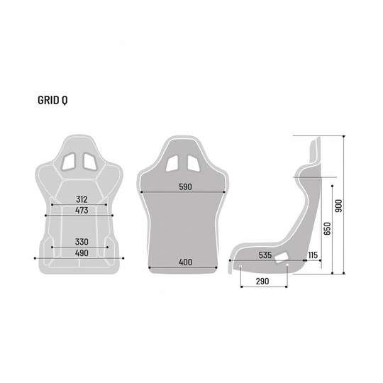 Asiento Sparco GRID Q MY19 (homologación FIA)