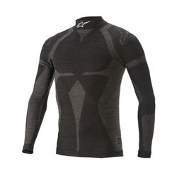 Jersey de cuello alto de carreras Alpinestars ZX EVO V2 Negro (homologación FIA)