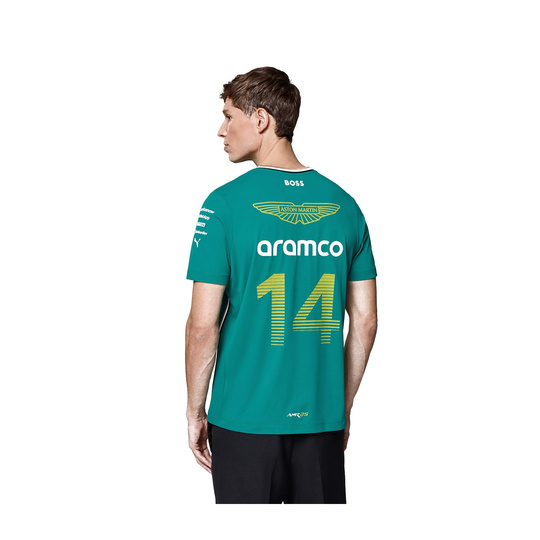 Camiseta Fernando Alonso Team Aston Martin F1 2025 para hombre