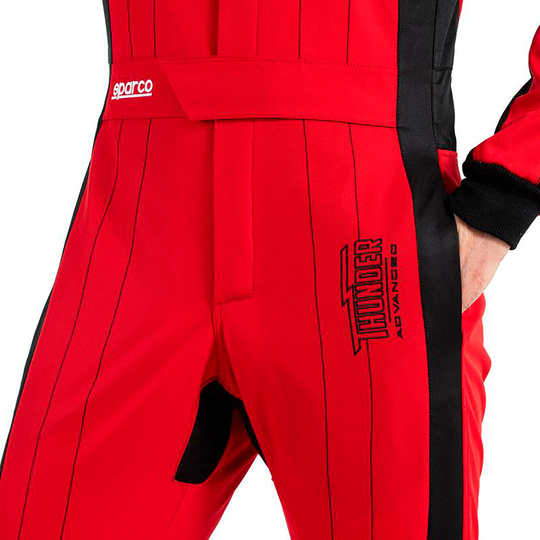 Traje de carreras Sparco KERB rojo (FIA)