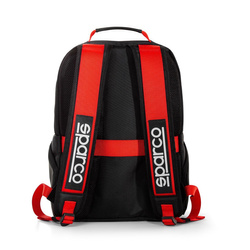 Mochila deportiva STAGE Sparco negro-rojo