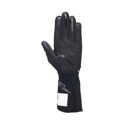 Guantes de carreras Alpinestars Tech-1 KX V4 Negro-amarillo (FIA)