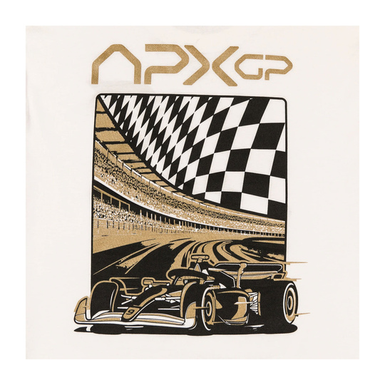Camiseta de hombre Race Ready Apex GP 2025 crema