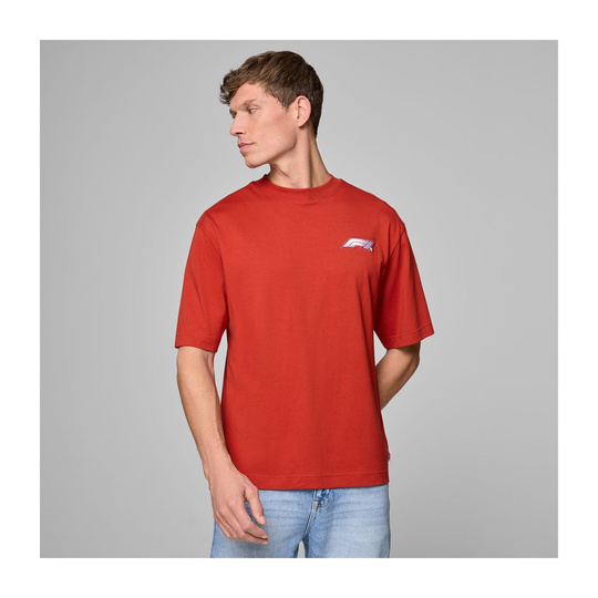 Camiseta Hombre Heritage Logo roja Formula 1 2025