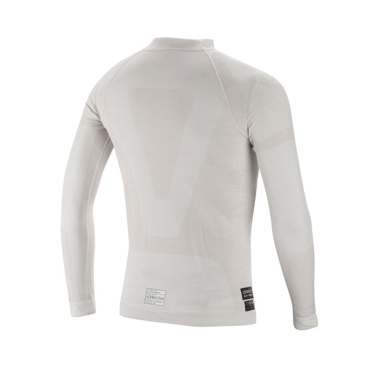 Jersey de cuello alto de carreras Alpinestars ZX EVO V2 Blanco (homologación FIA)