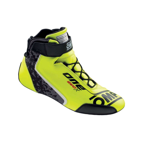 Botines OMP ONE EVO X amarillo (FIA)