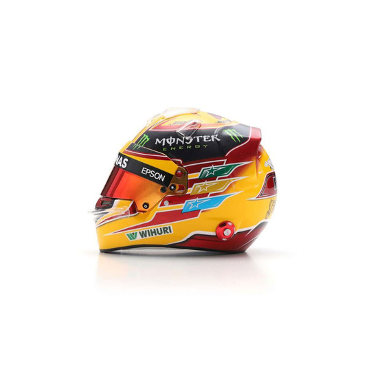 Casco de Lewis Hamilton de la Mercedes AMG Petronas para el Mexico, escala 1:5