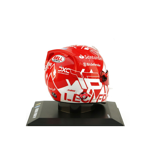 Casco de Charles Leclerc de la Scuderia Ferrari para el Gran Premio de Monaco, escala 1:5