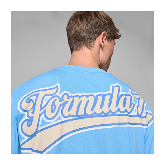 Camiseta Hombre Heritage Logo azul Formula 1 2025