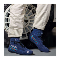 Botas de carreras Sparco TOP MARTINI RACING azul marino (homologación FIA)