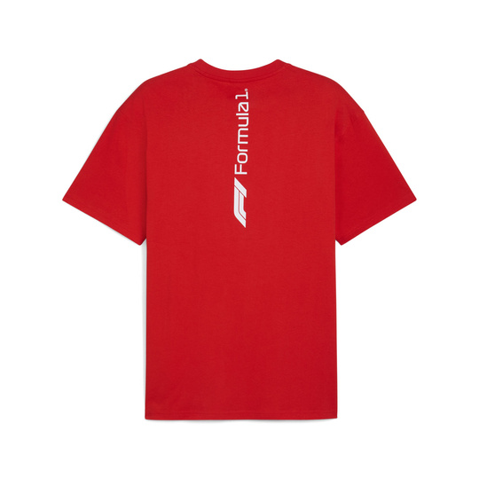 Camiseta Hombre Essential Relaxed Logo roja Formula 1 2025